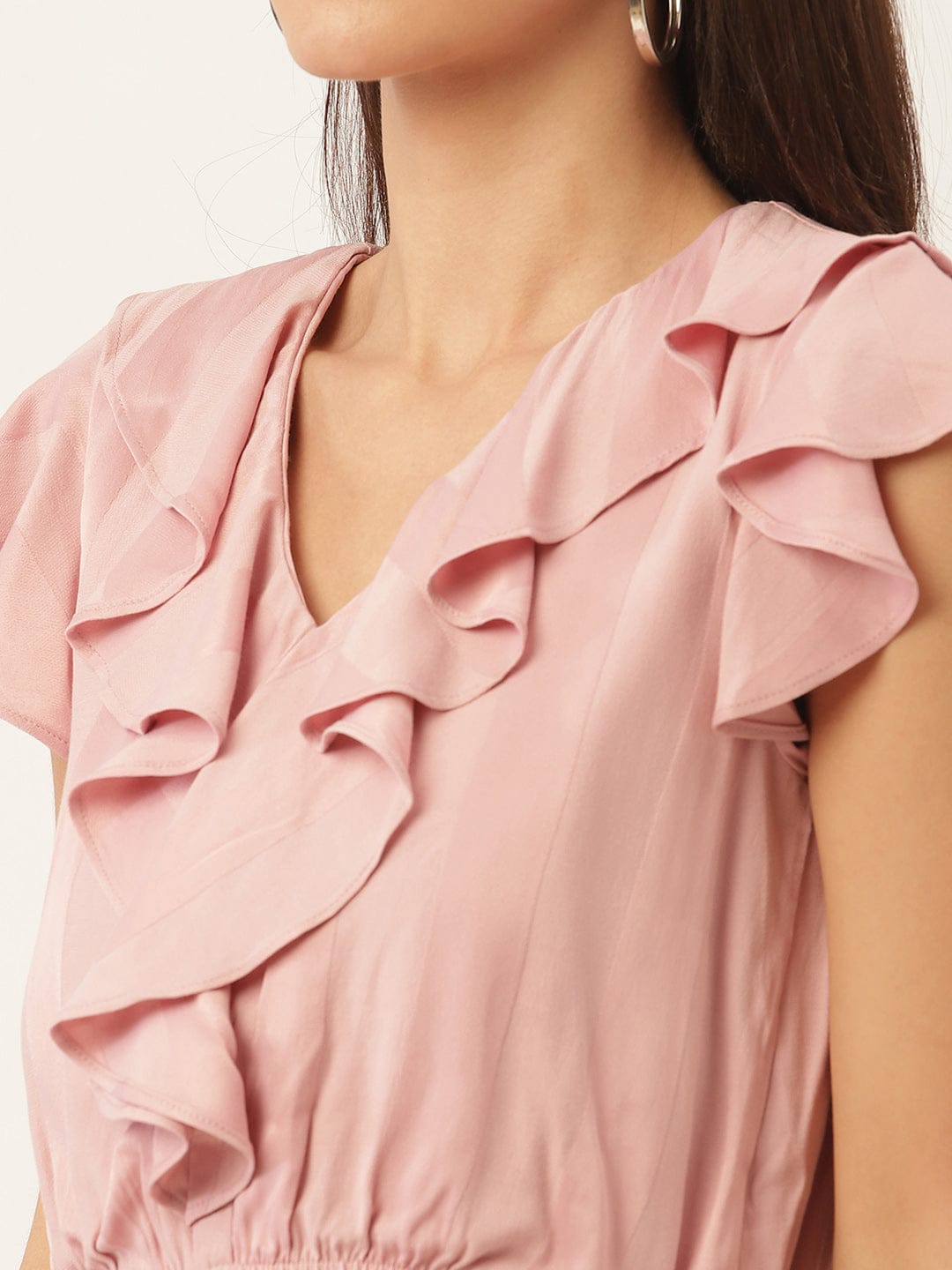 Elle Women V Neck Dress