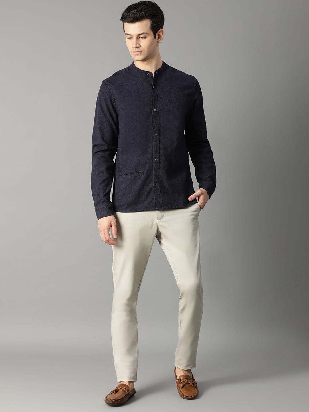 Bruun & Stengade Men Round Neck Jacket