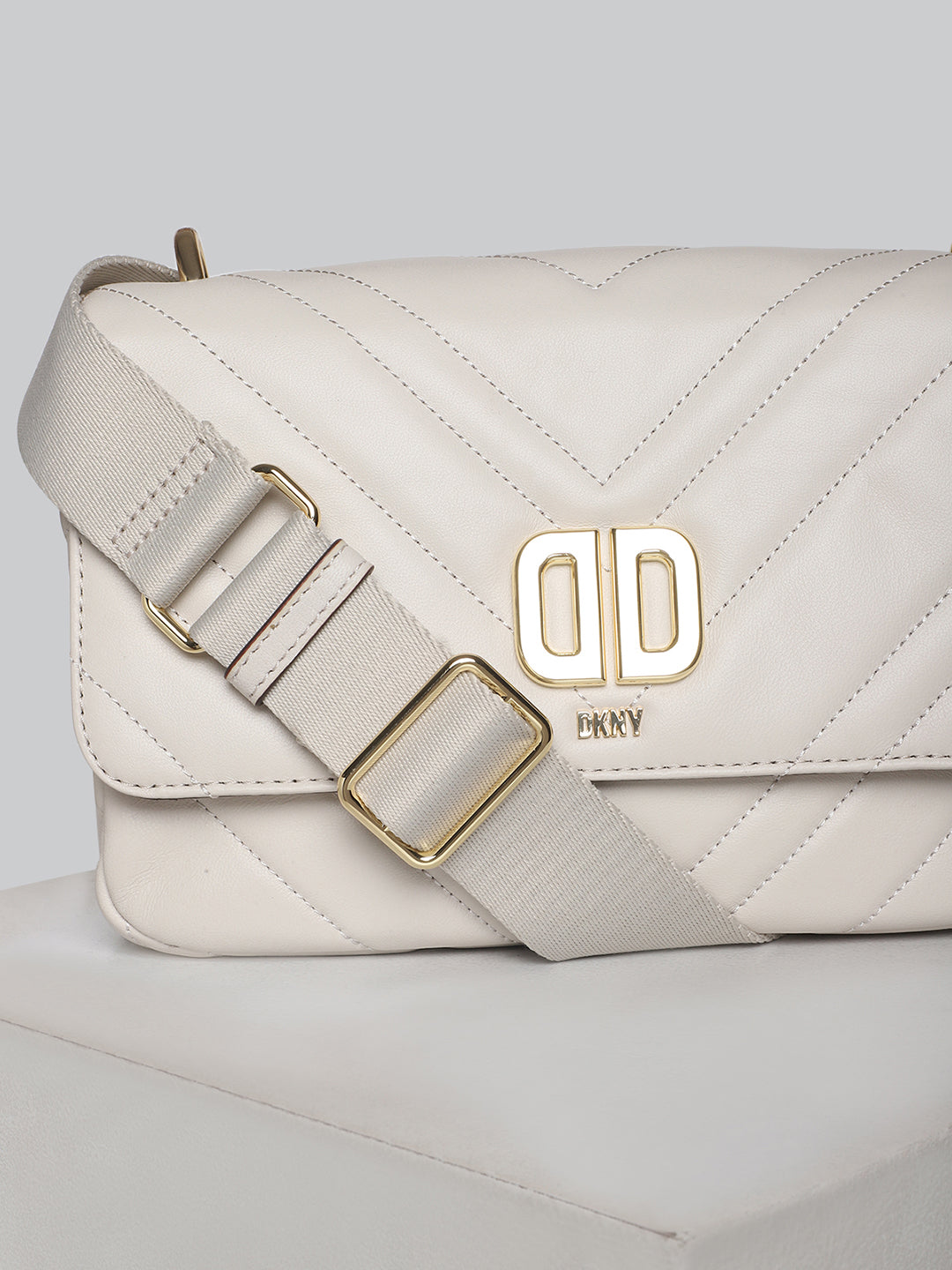 DKNY Women Grey Shoulder Bag