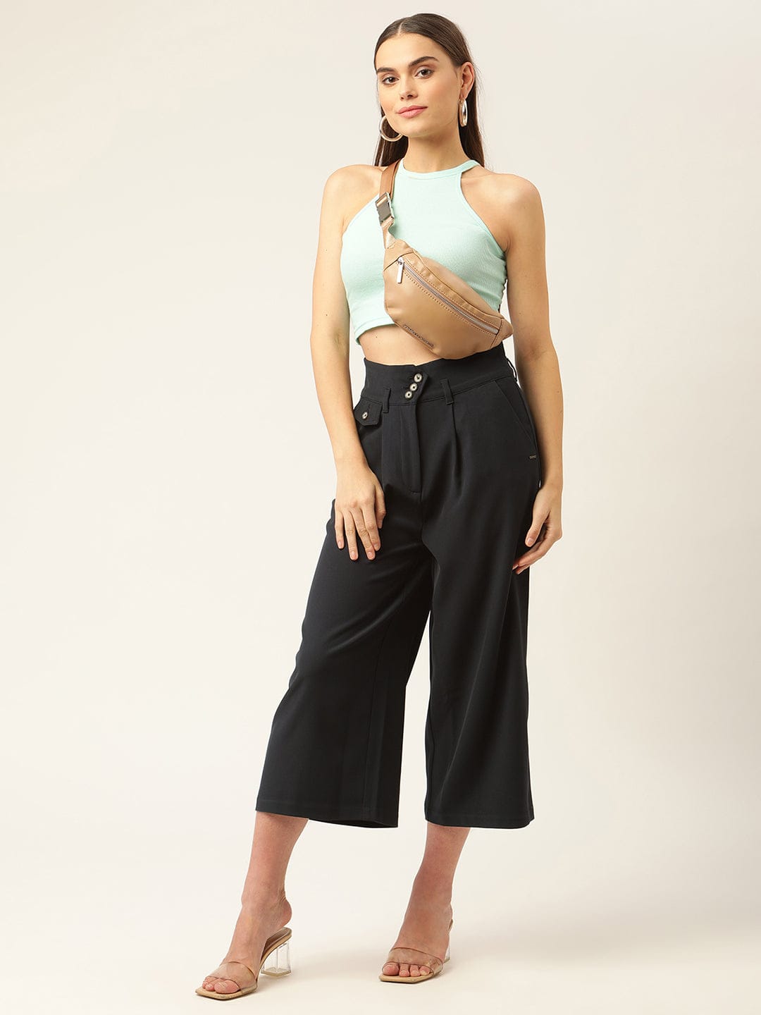 Elle Women Straight Fit Trouser