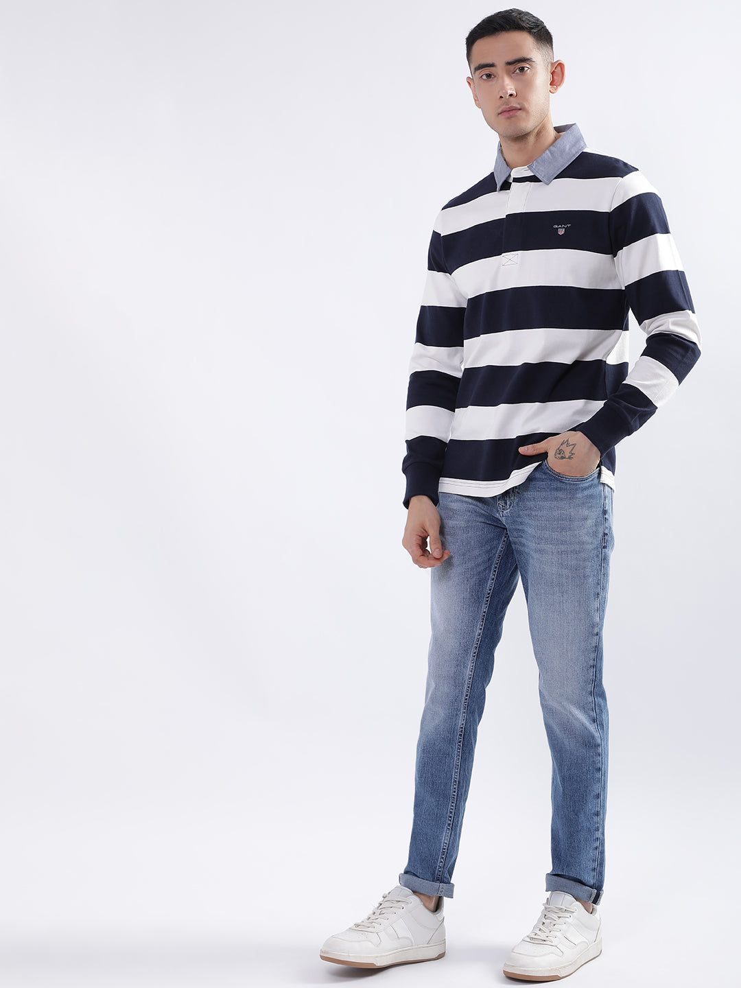 Gant Multi Fashion Striped Regular Fit Polo T-Shirt