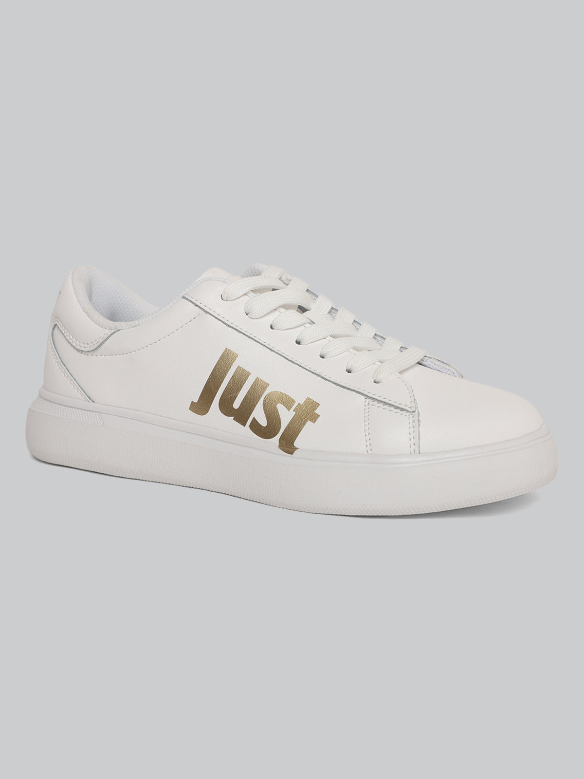 Just Cavalli Women White Sneakers