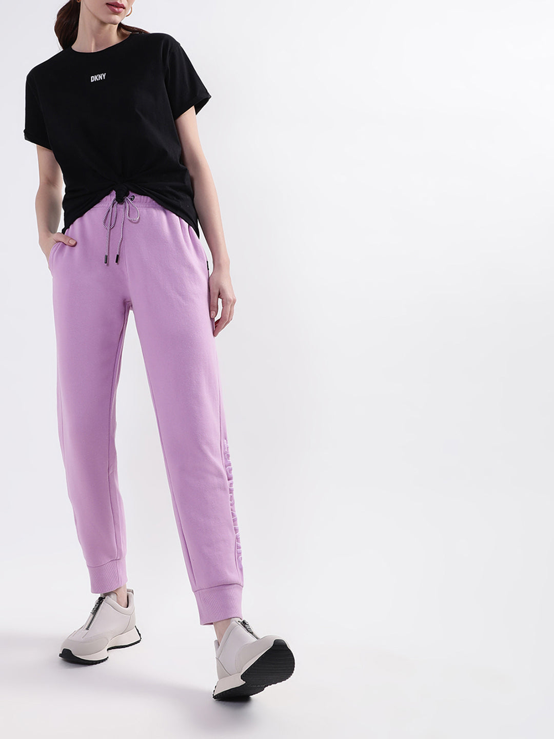 Dkny Black Logo Regular Fit T-Shirt