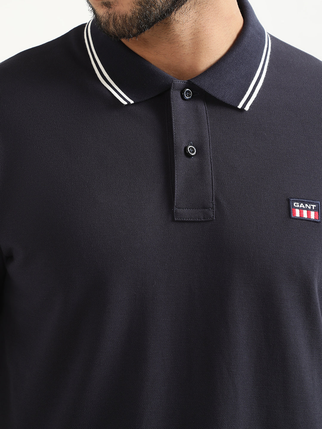 Gant Blue Regular Fit Polo T-Shirt