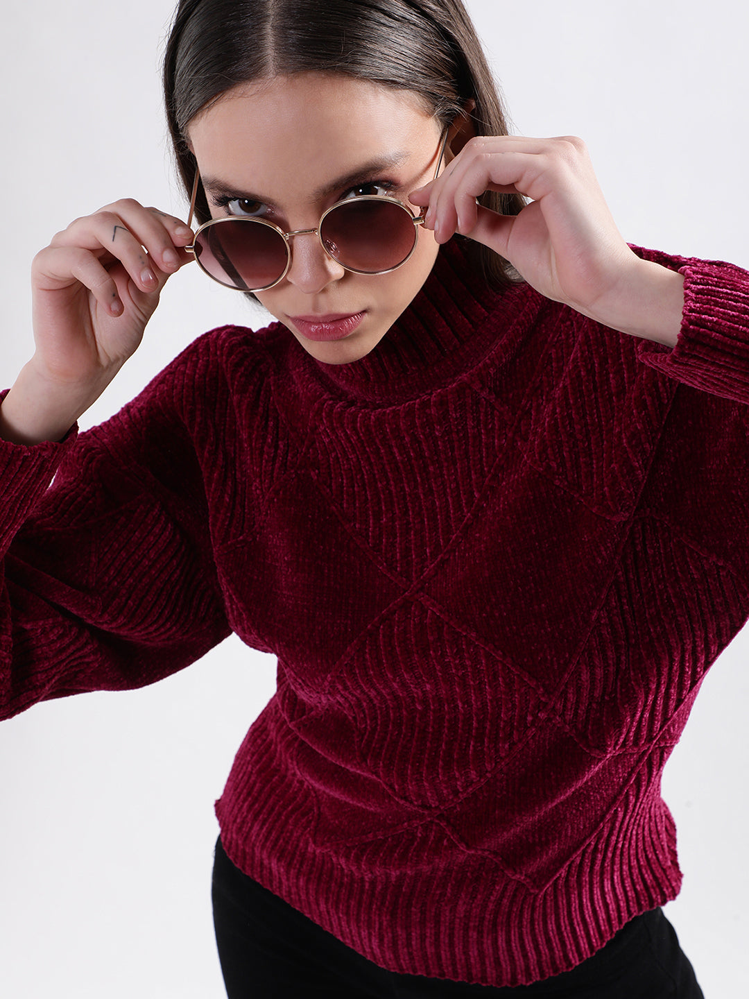 Centrestage Women Round Neck Sweater