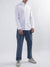 Gant White Honeycomb Weave Regular Fit Shirt