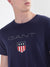 Gant Blue Shield Logo Regular Fit T-Shirt