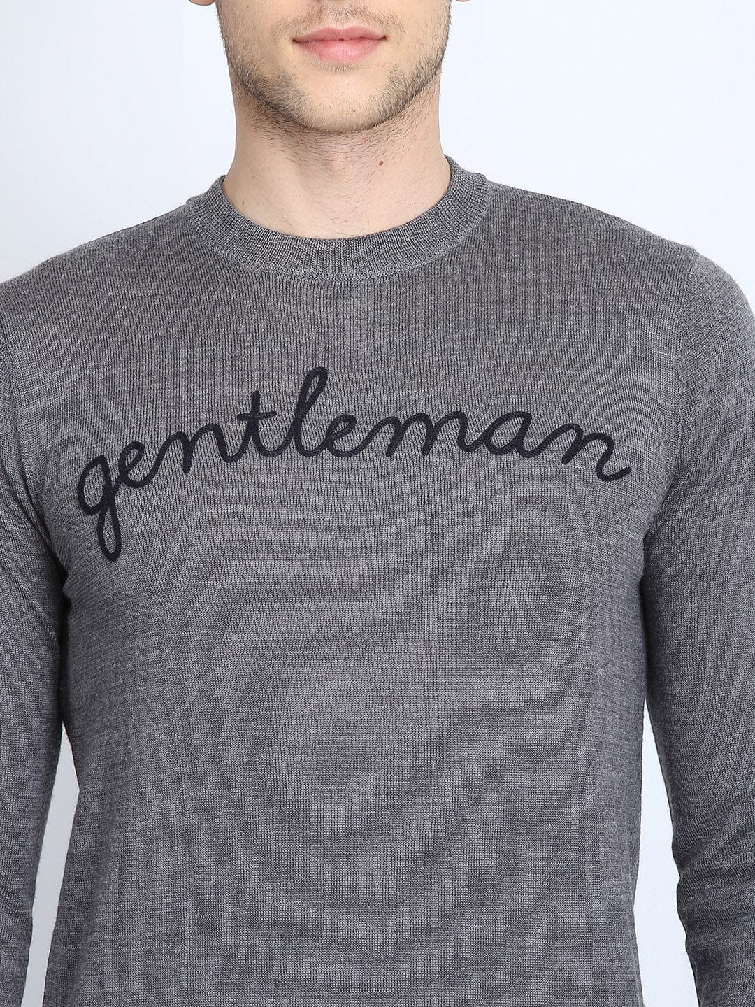 Antony Morato Men Grey Sweater