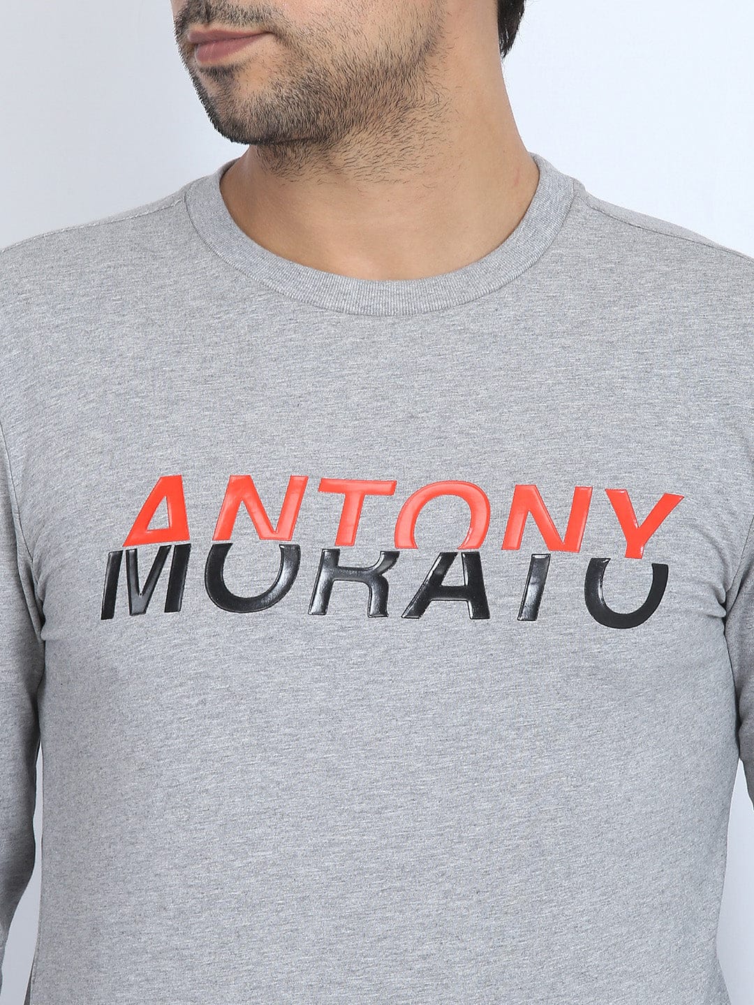 Antony Morato Men Grey Tshirt