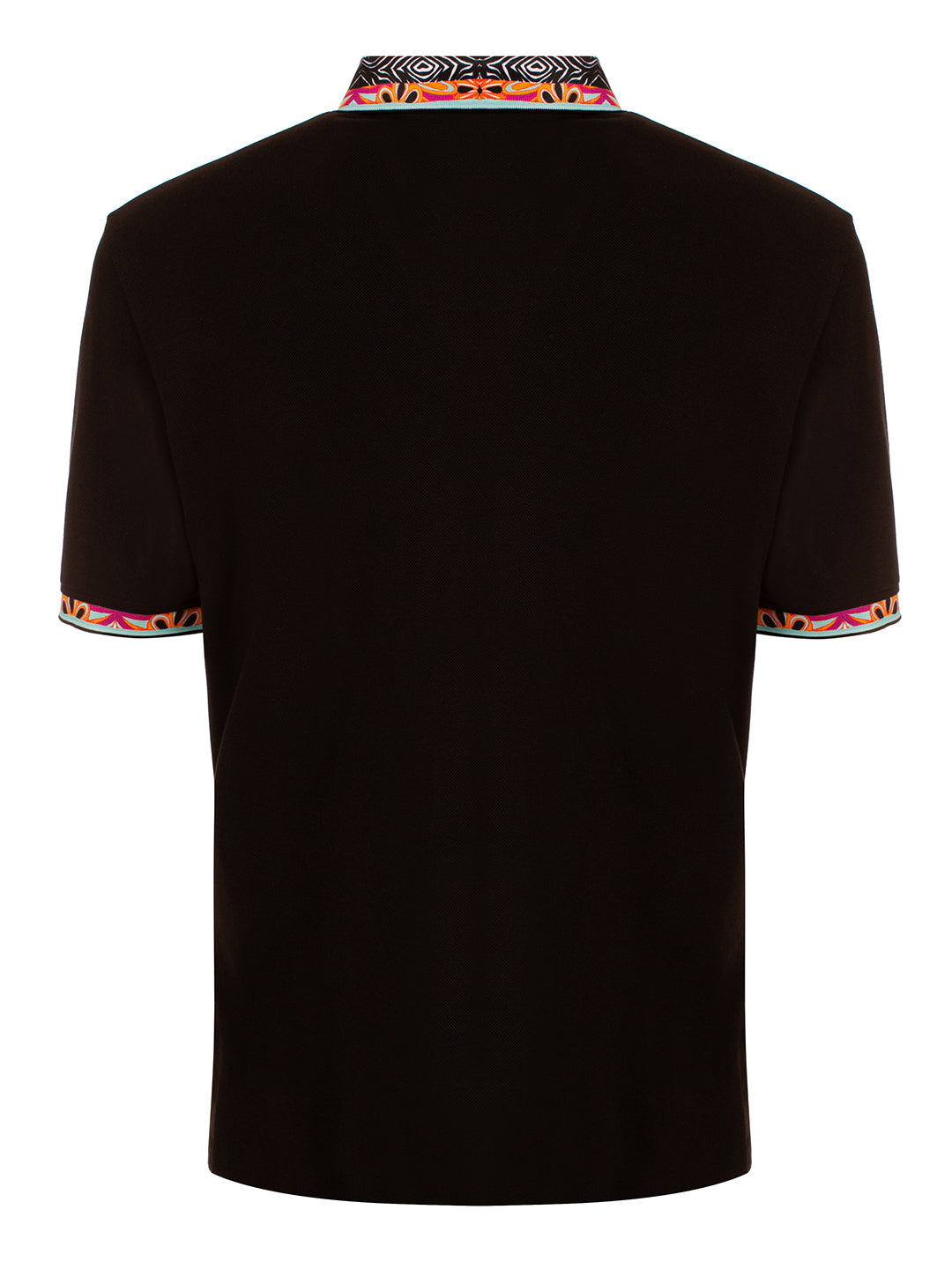 Just Cavalli Black Logo Slim Fit Polo T-Shirt