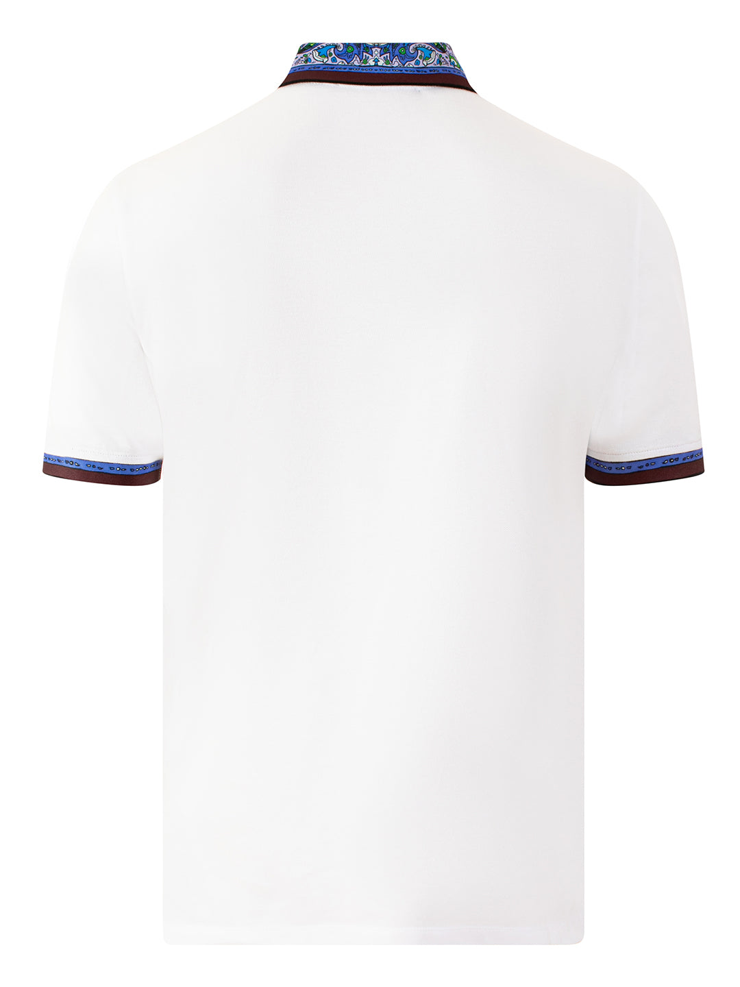 Just Cavalli White Logo Slim Fit Polo T-Shirt