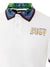 Just Cavalli White Logo Slim Fit Polo T-Shirt