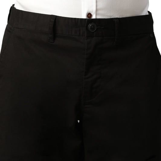 Matinique Men Black Solid Regular Fit Trouser