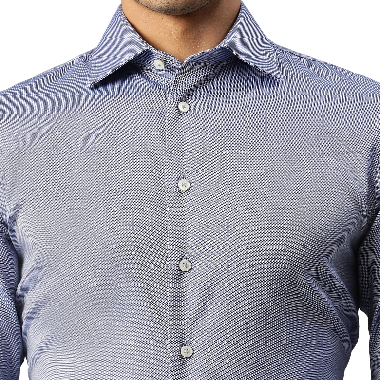 Matinique Men Blue Solid Collar Shirt