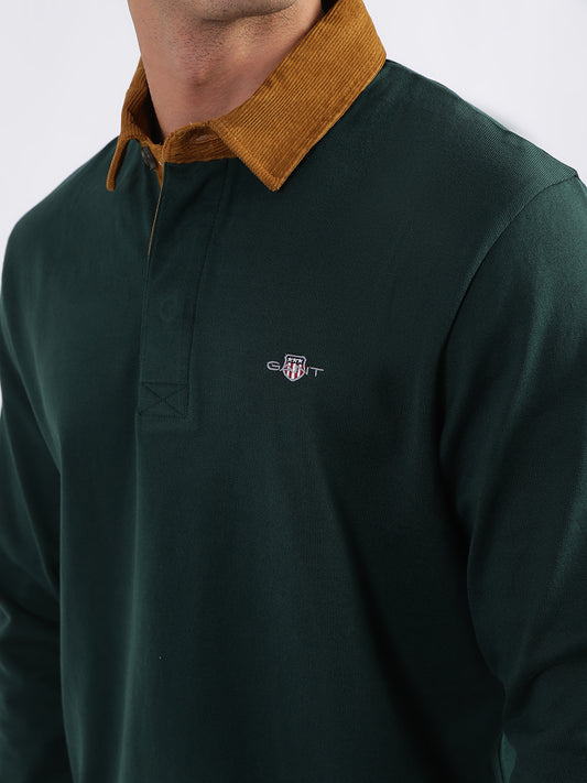 Gant Tartan Green Regular Fit Polo T-Shirt