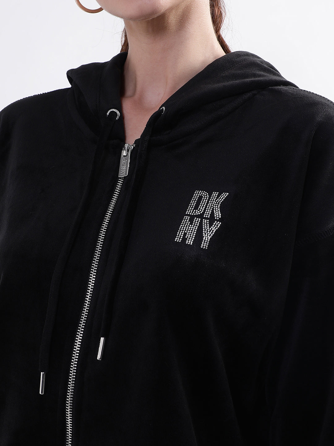 DKNY Women Black Sweatshirt