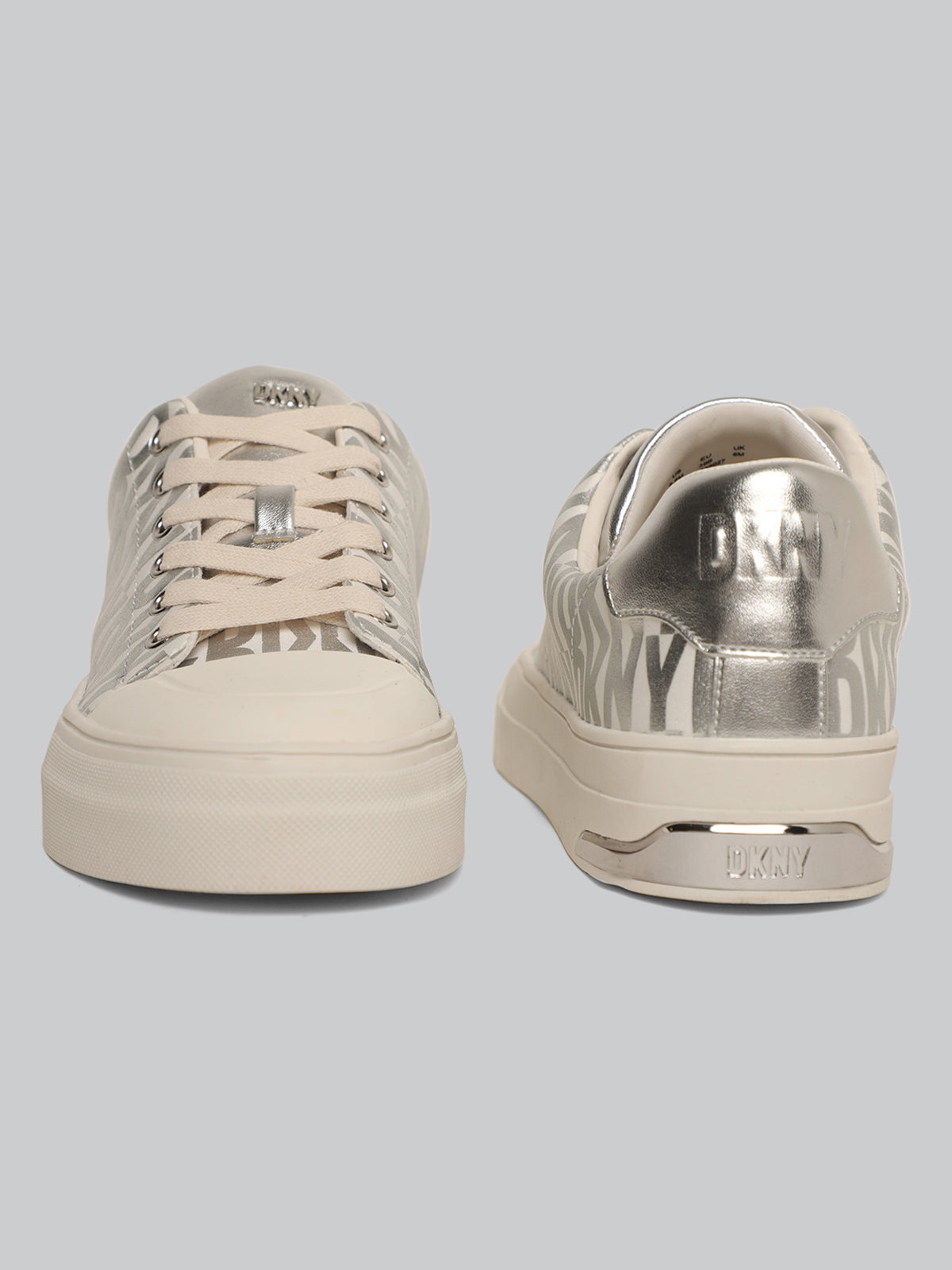 DKNY Women Off White Sneakers