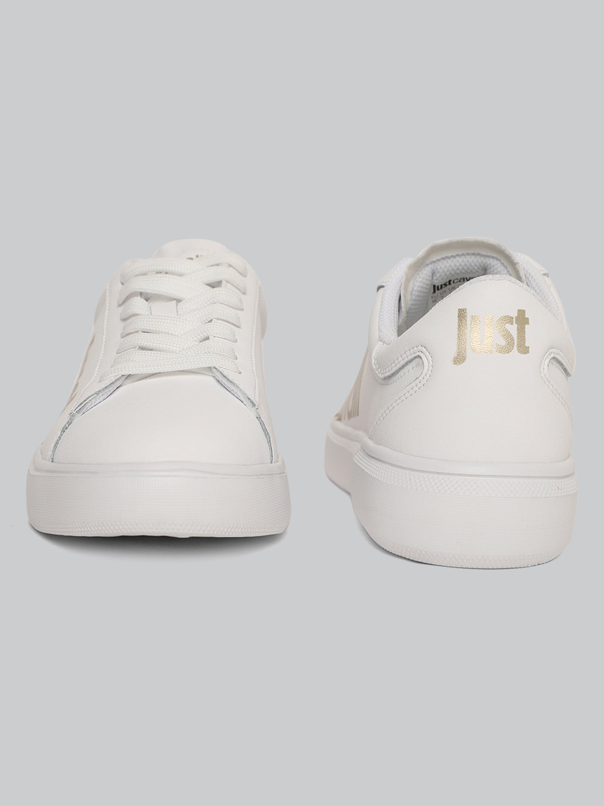 Just Cavalli Women White Sneakers