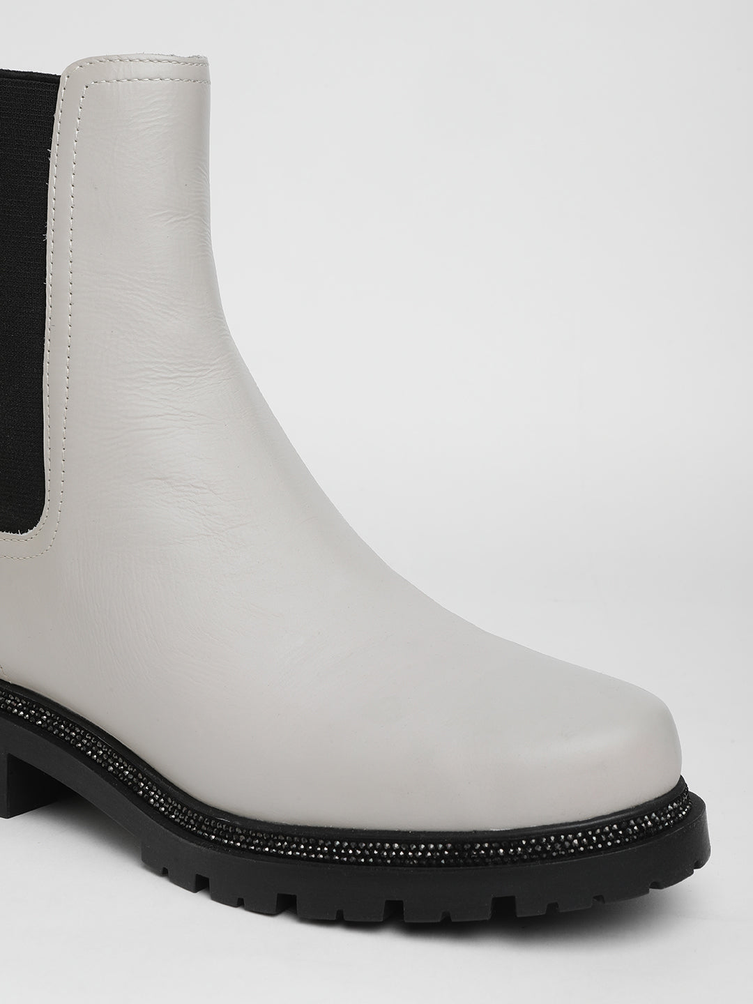 DKNY Women Off White Boots