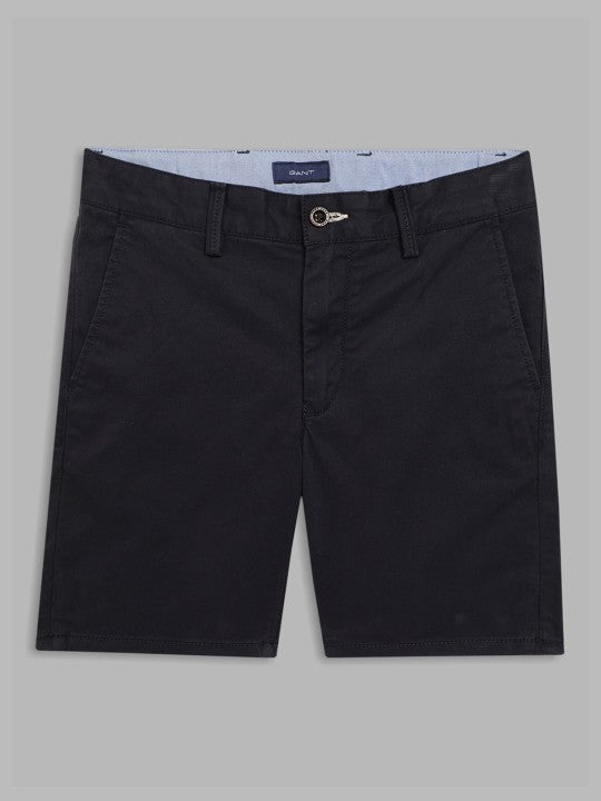 Gant Boys Blue Solid Shorts