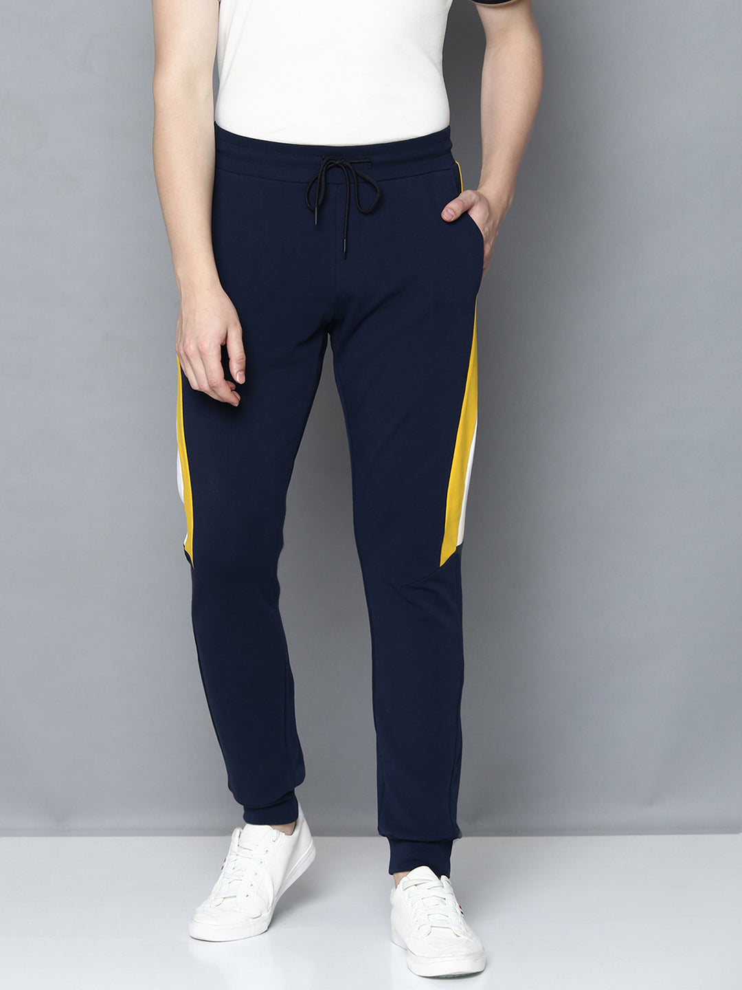 Antony Morato Men Blue Solid Slim Fit Sweatpant