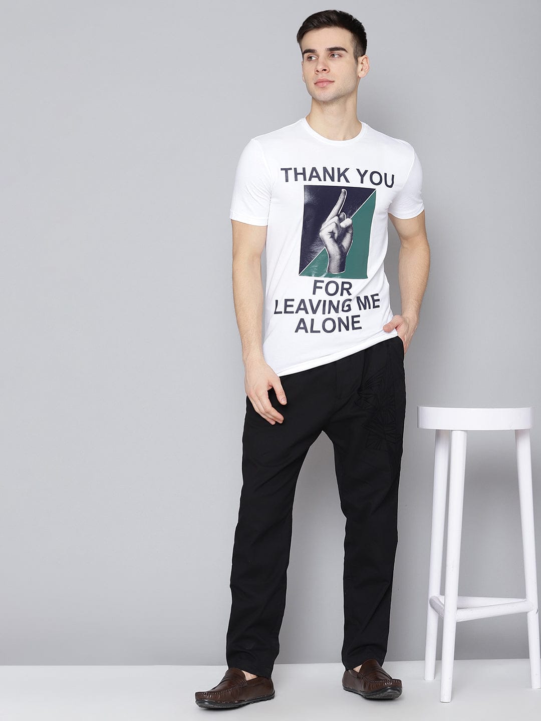 Antony Morato Men Black Slim Fit Trouser