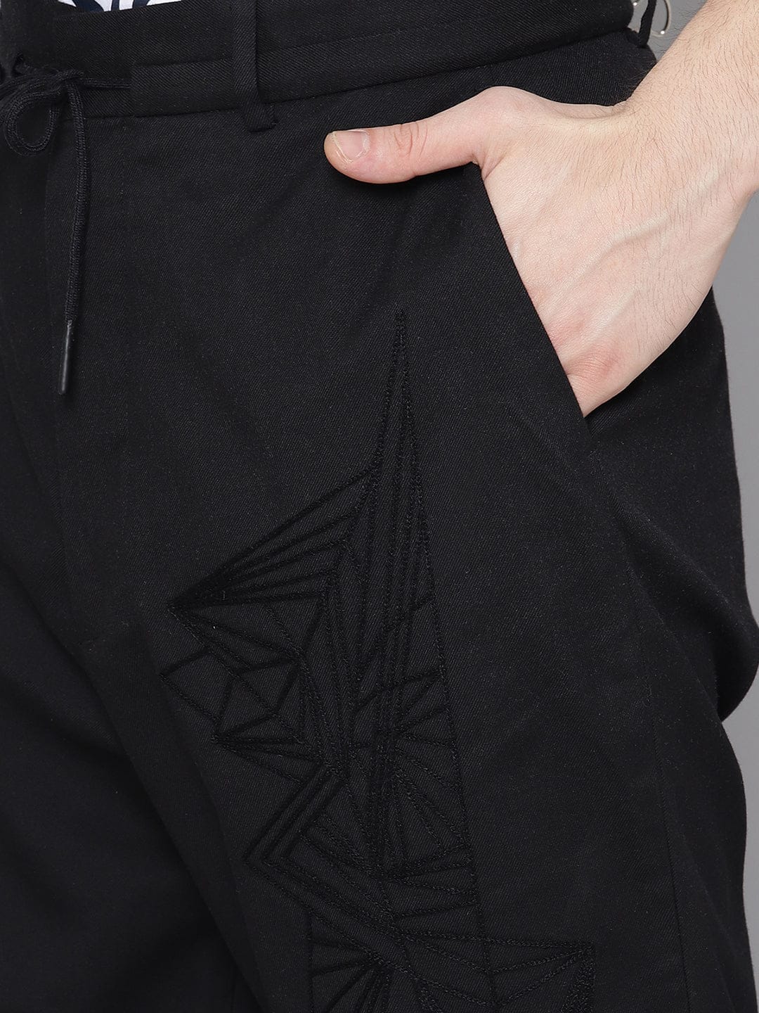 Antony Morato Men Black Slim Fit Trouser