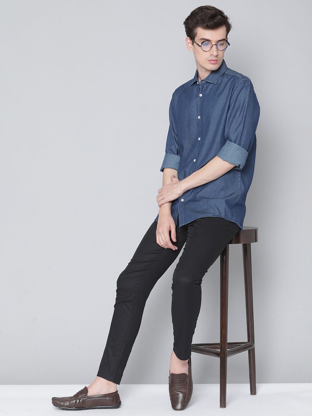 Antony Morato Men Blue Shirt