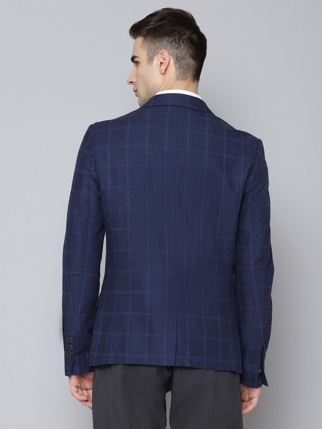 Antony Morato Men Blue Solid Collar Blazer