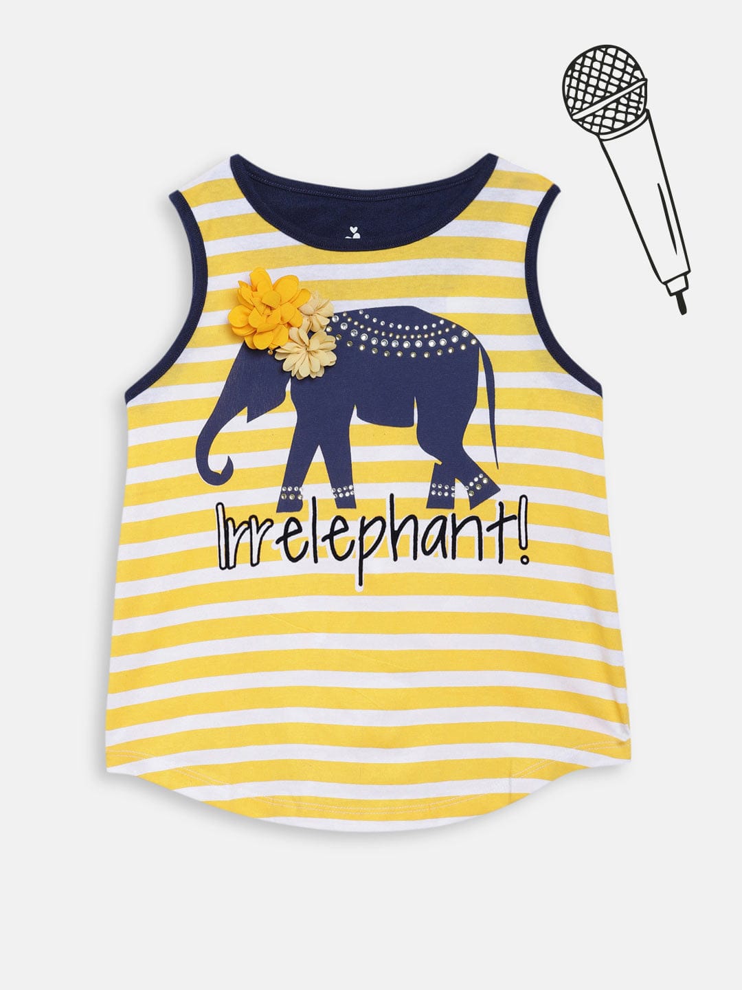 Blue Giraffe Girls Tshirt