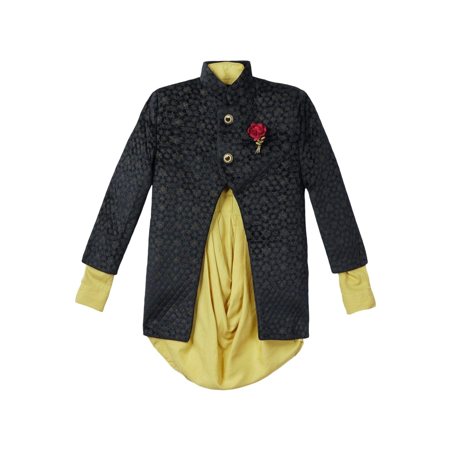 Blue Giraffe Boys Suit Set