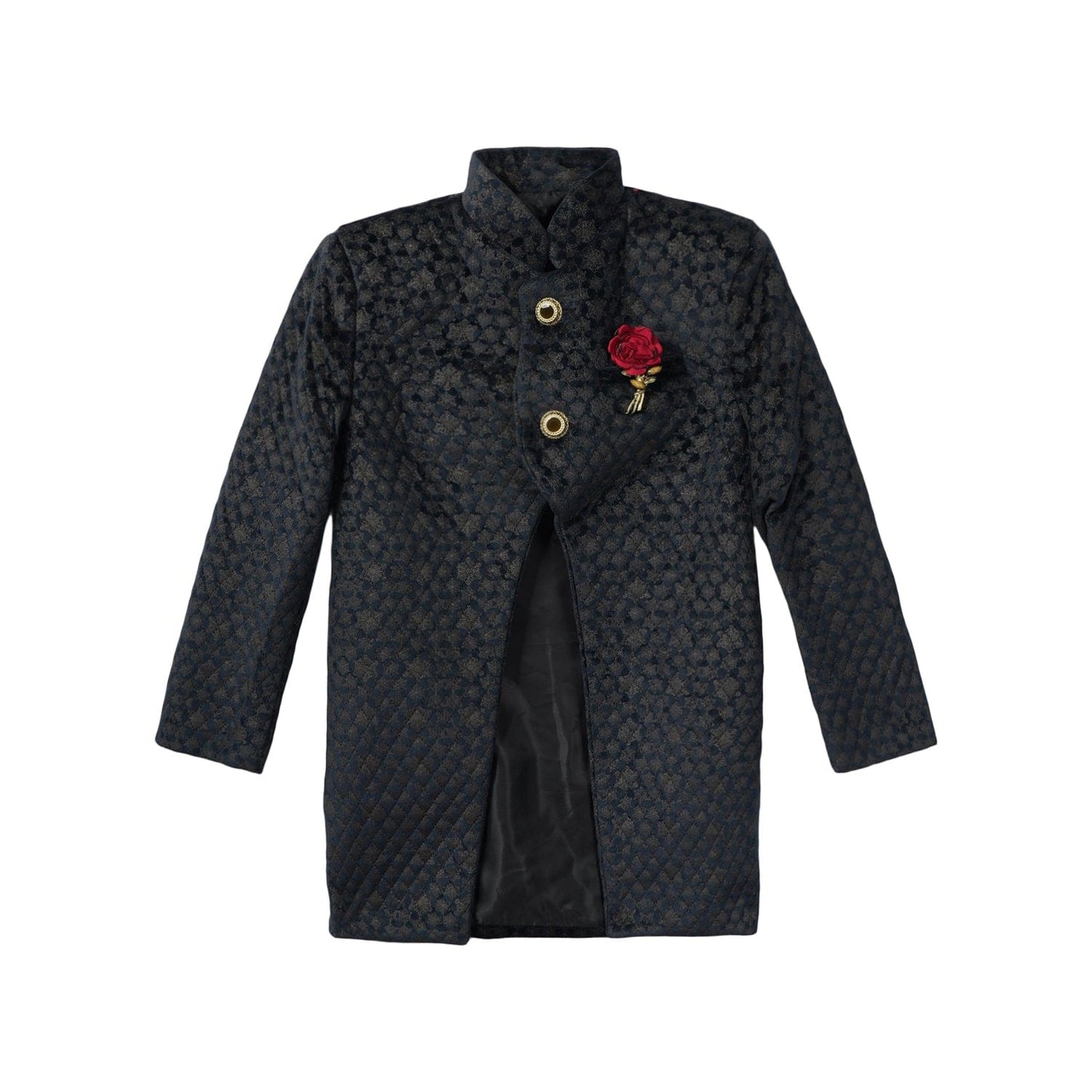 Blue Giraffe Boys Suit Set