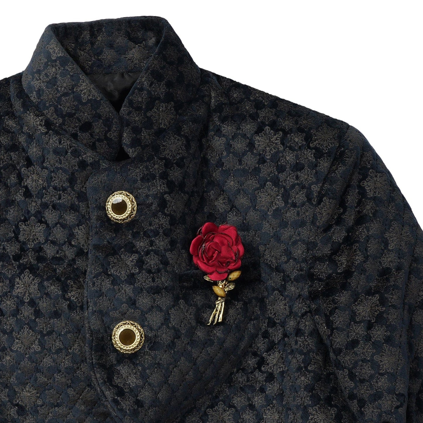 Blue Giraffe Boys Suit Set