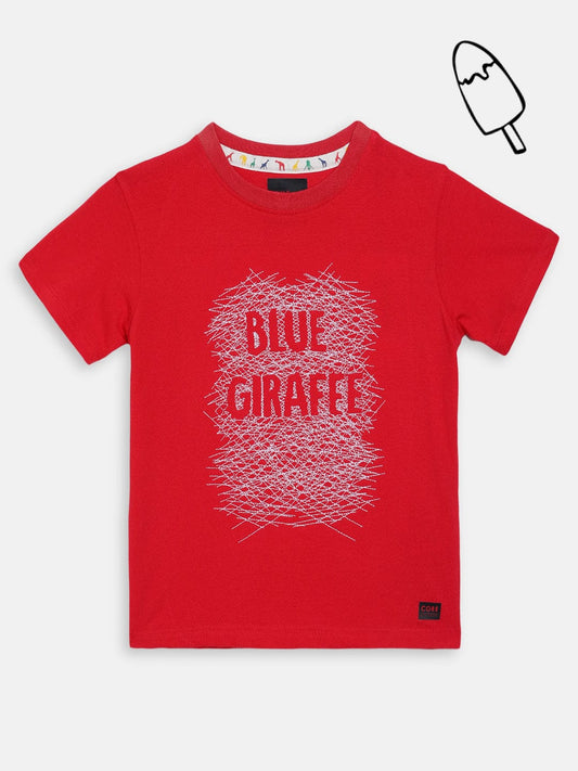 Blue Giraffe Boys Tshirt