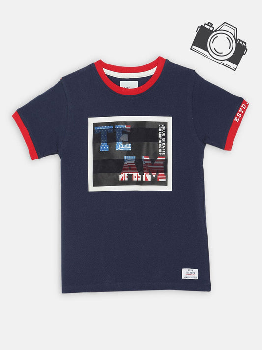 Blue Giraffe Boys Tshirt