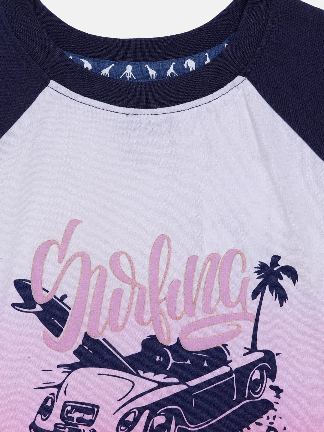 Blue Giraffe Boys Tshirt