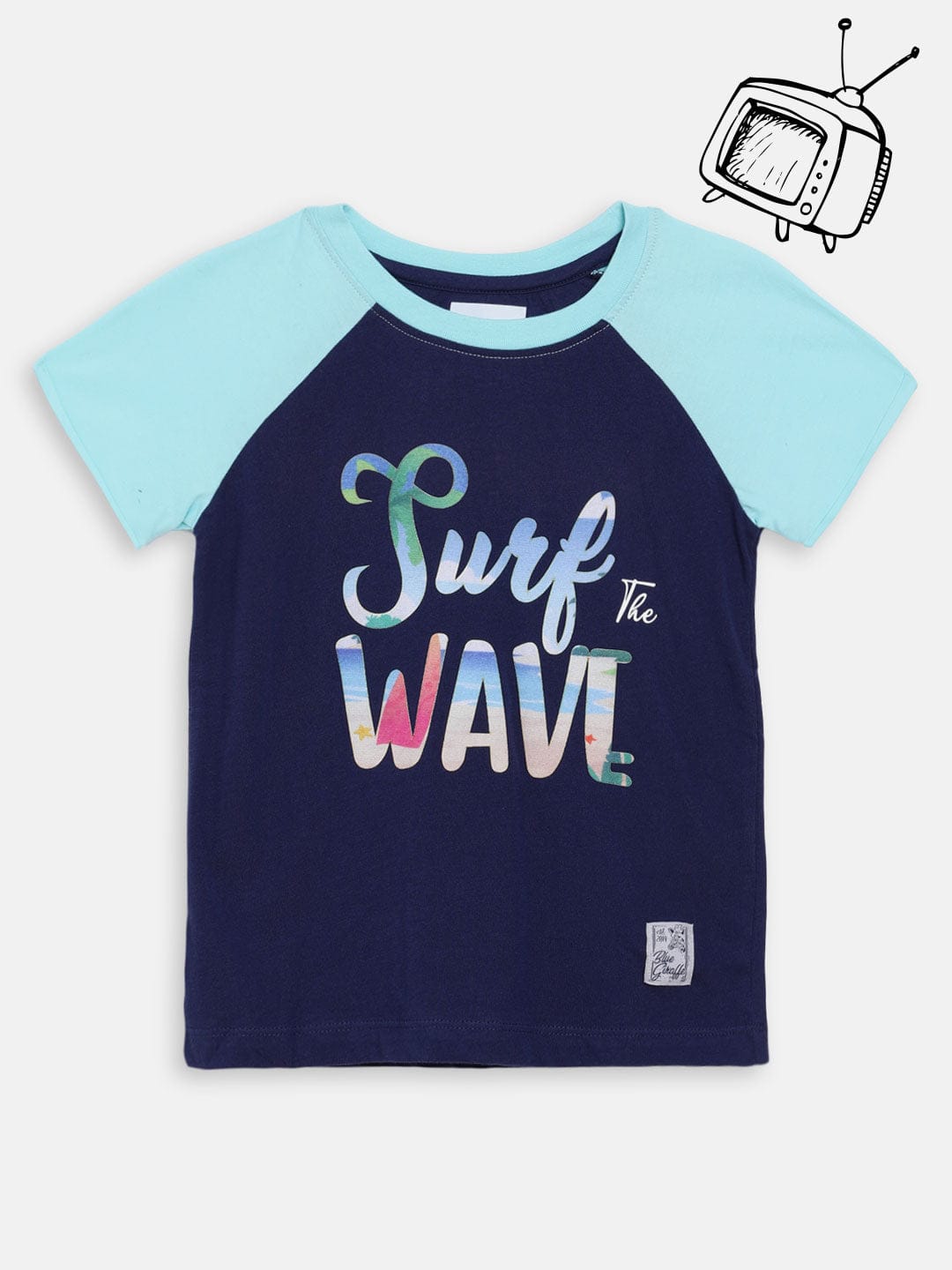 Blue Giraffe Boys Tshirt