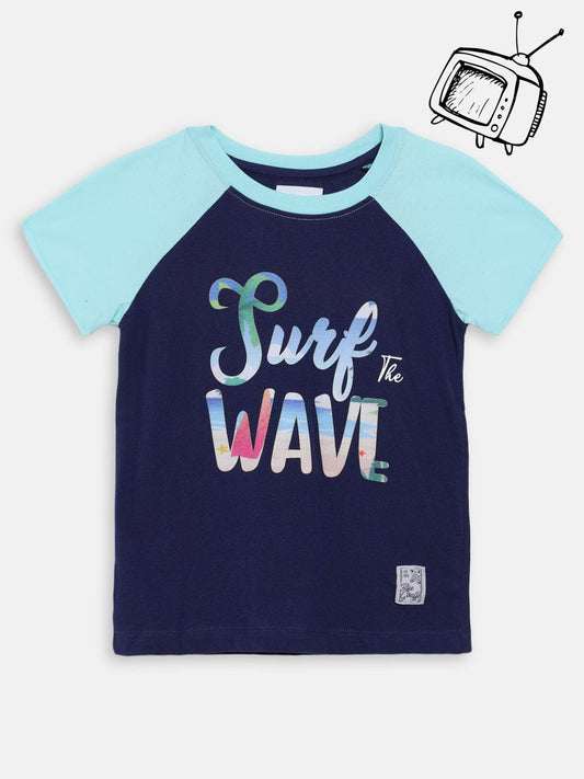 Blue Giraffe Boys Tshirt