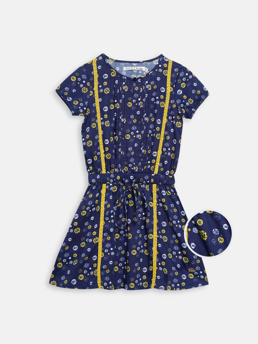 Elle Kids Round Neck Dress