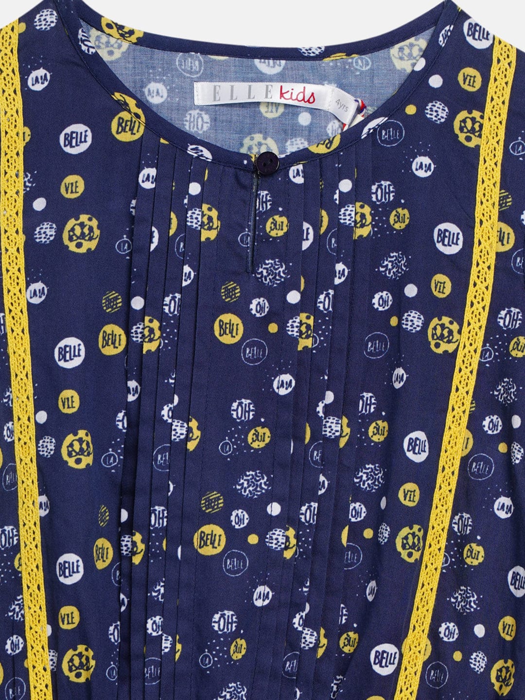 Elle Kids Round Neck Dress