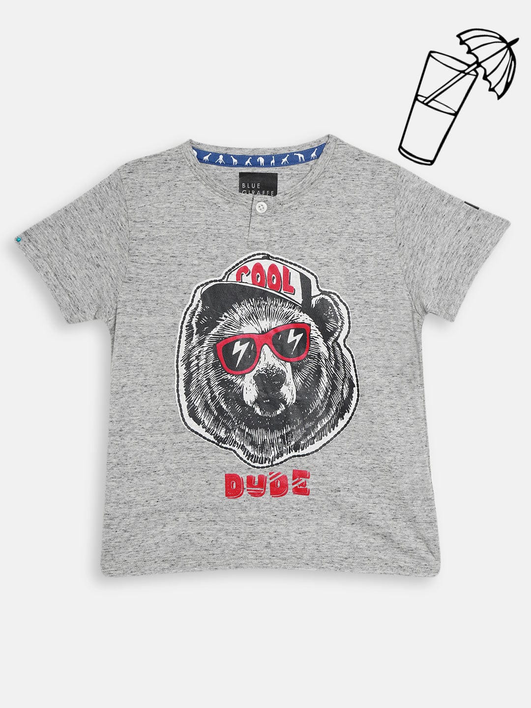 Blue Giraffe Boys Tshirt