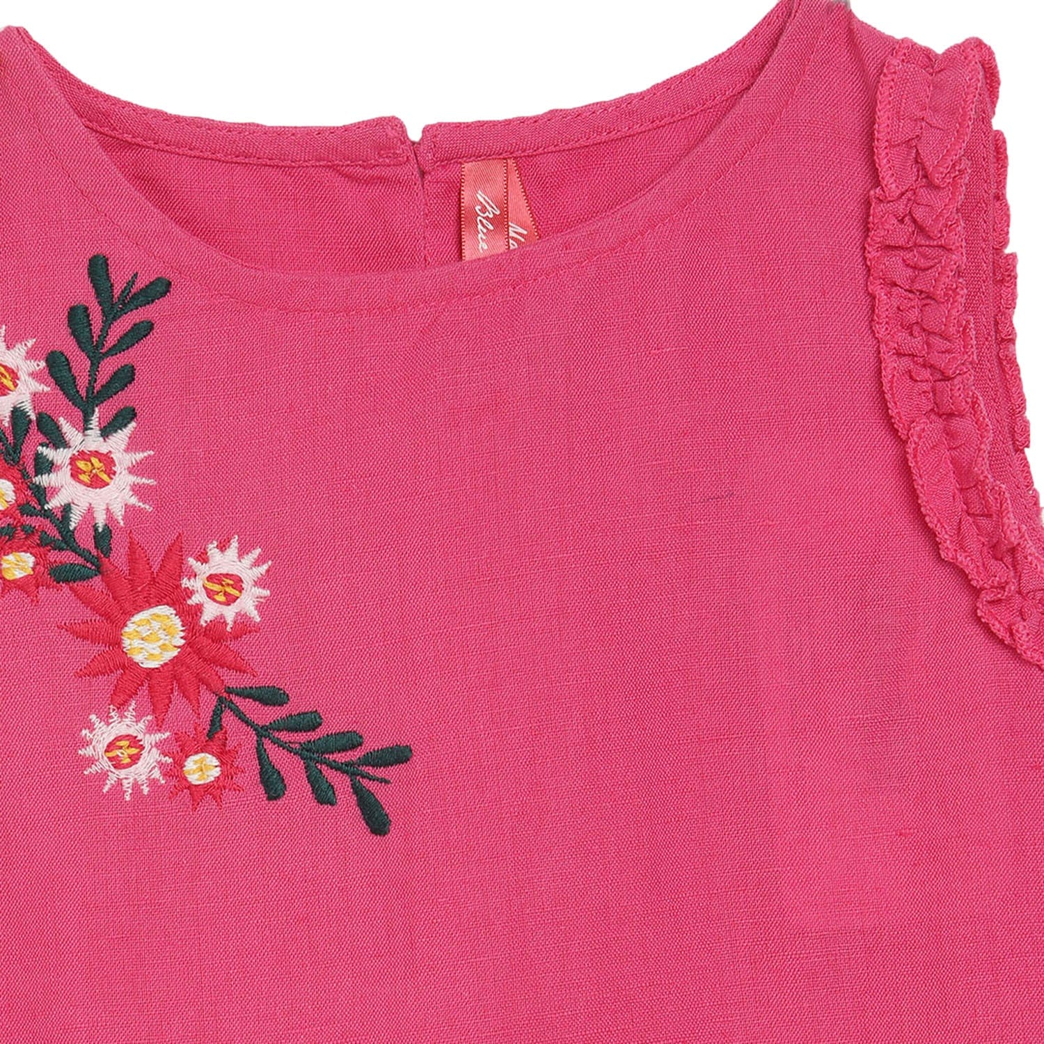 Blue Giraffe Girls Top