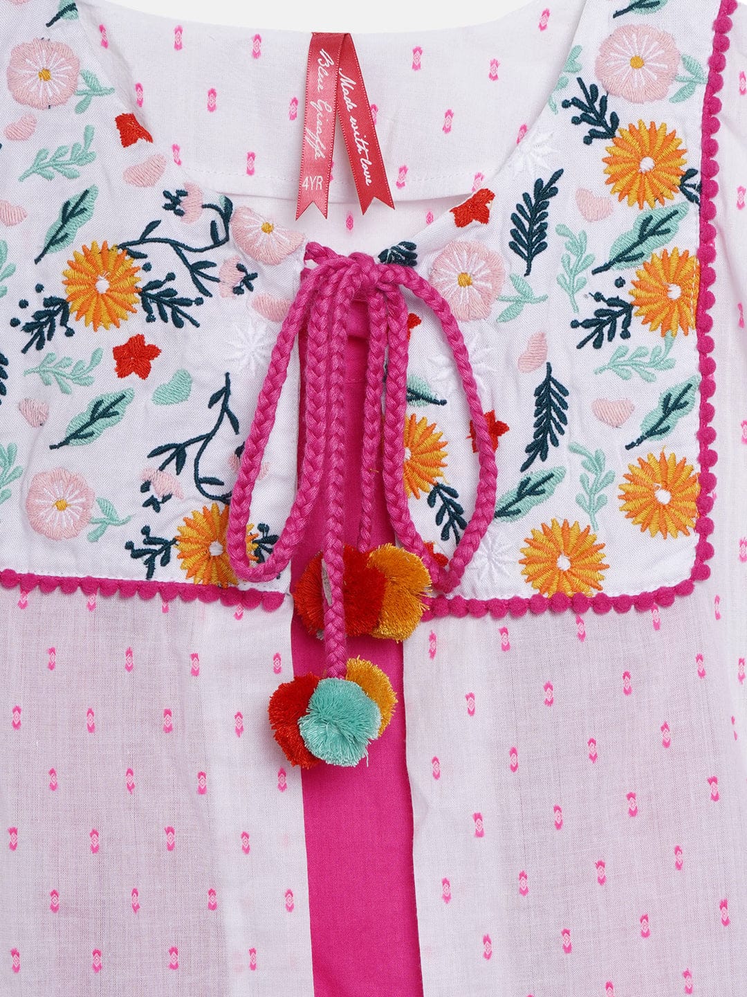 Blue Giraffe Girls Top