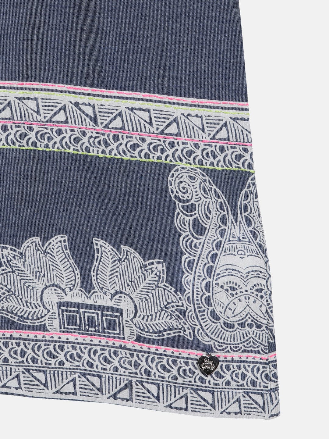 Blue Giraffe Girls Dress