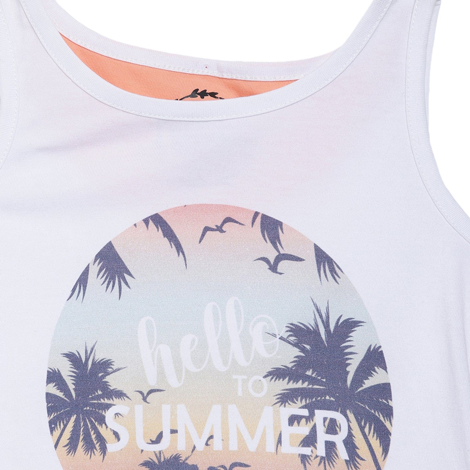 Blue Giraffe Girls Tshirt