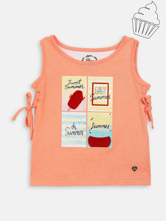 Blue Giraffe Girls Tshirt