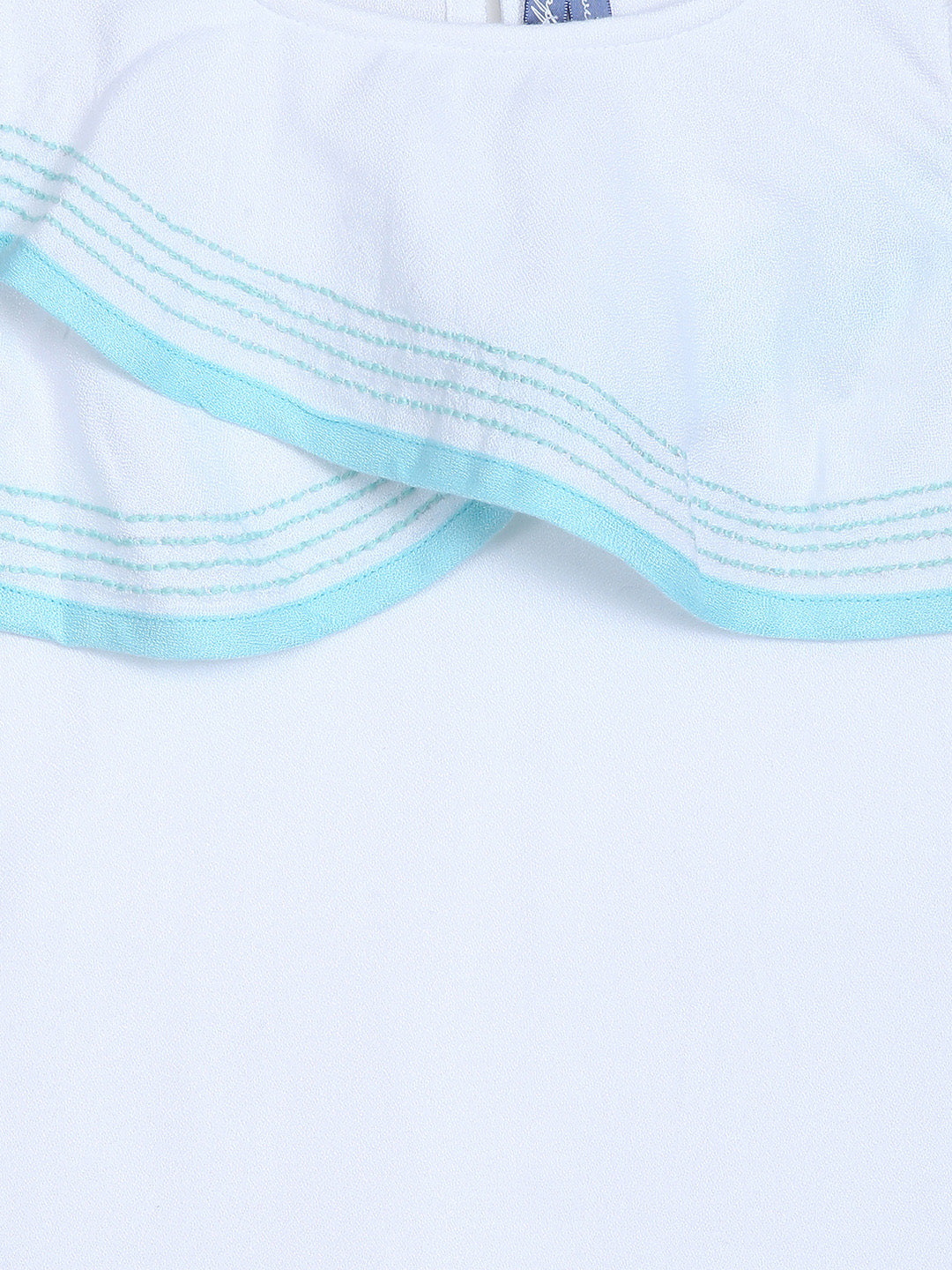 Blue Giraffe Girls Top