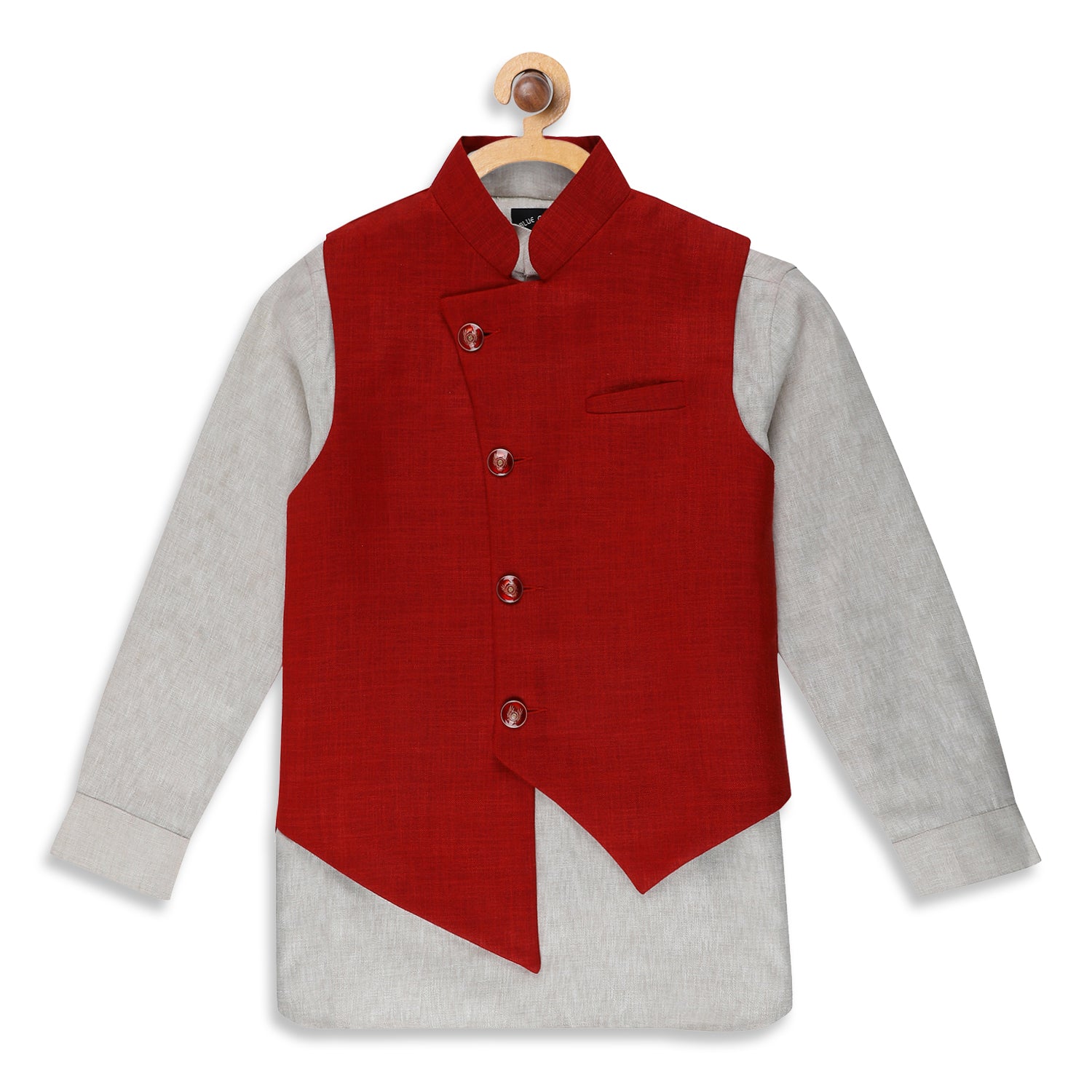 Blue Giraffe Boys Bandi Set