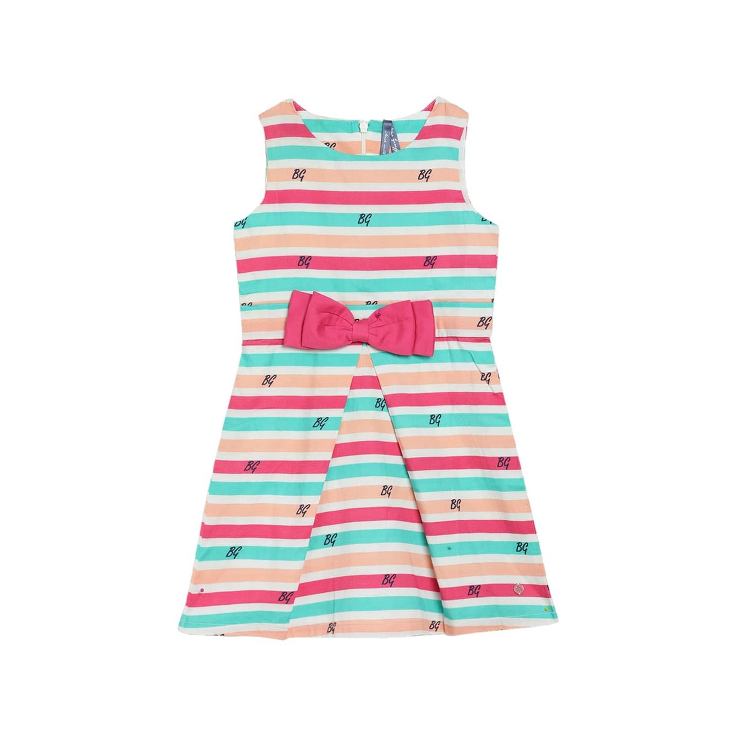 Blue Giraffe Girls Dress