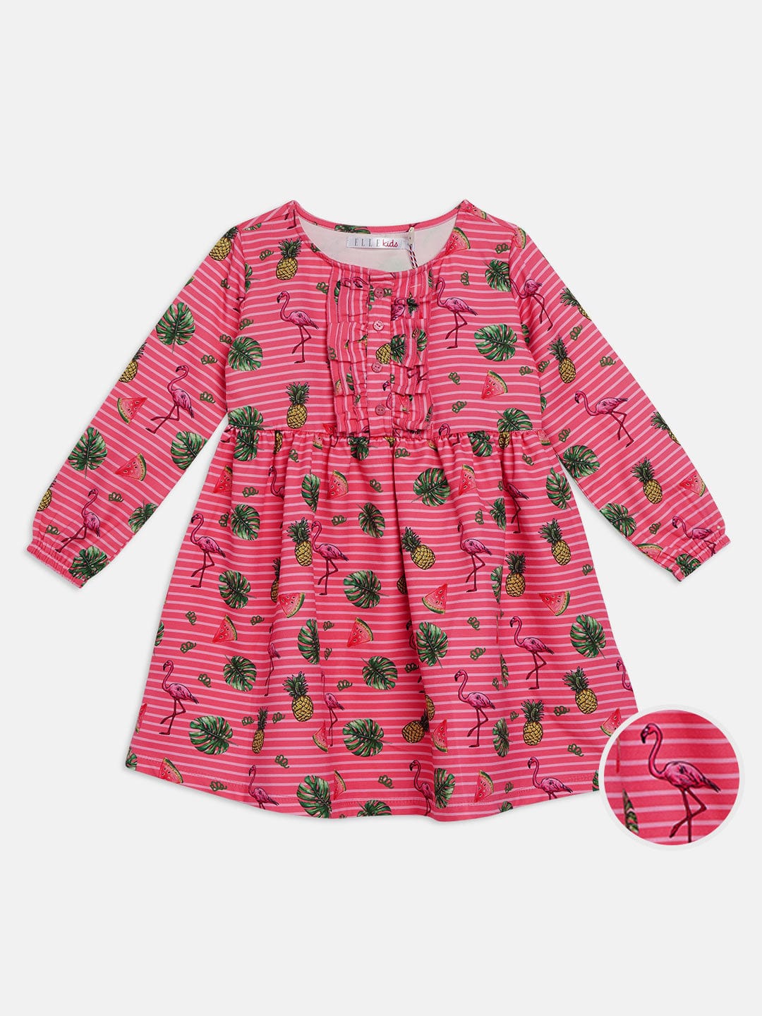 Elle Kids Round Neck Dress